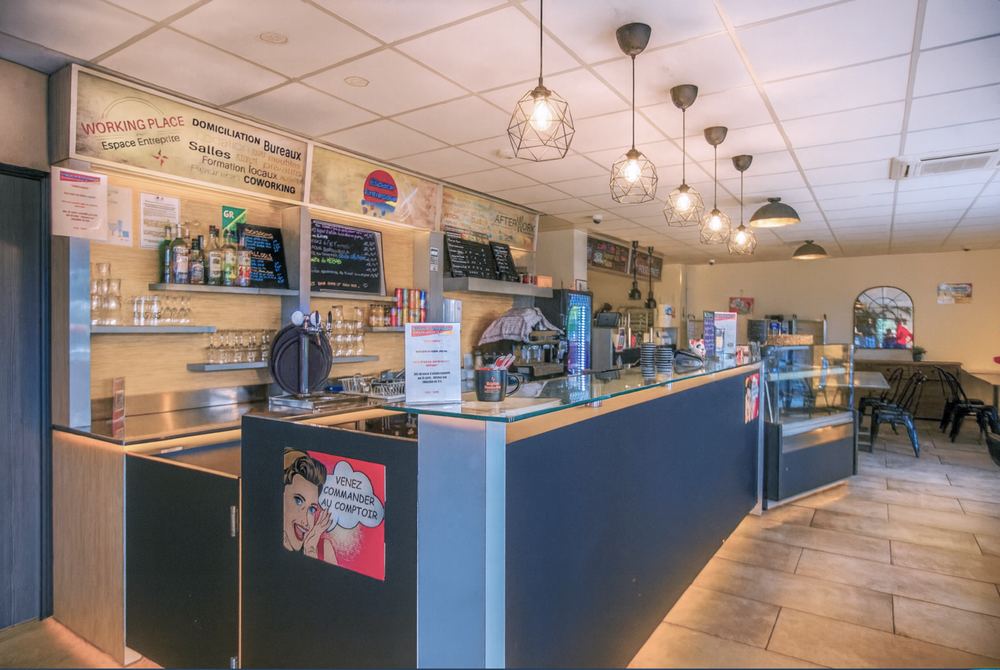 Comptoir du restaurant Ô Resto Garosud, Espace Entreprise Montpellier