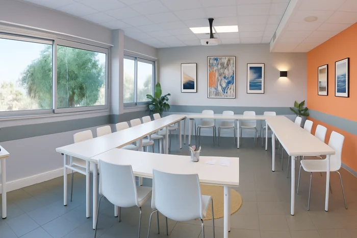 Salle Pic Saint-Loup au centre Millénaire en configuration U