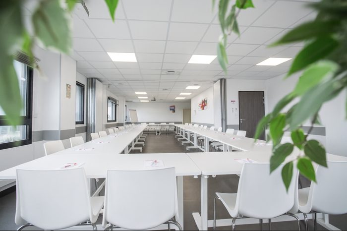 Salles Soléa 213 et 214 ouvertes l'une sur l'autre à Garosud